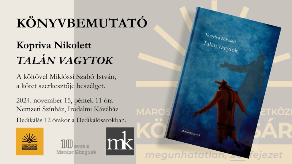 Kopriva Nikolett Talán vagyok című könyvének bemutatója a Marosvásárhelyi Nemzetközi Könyvvásáron